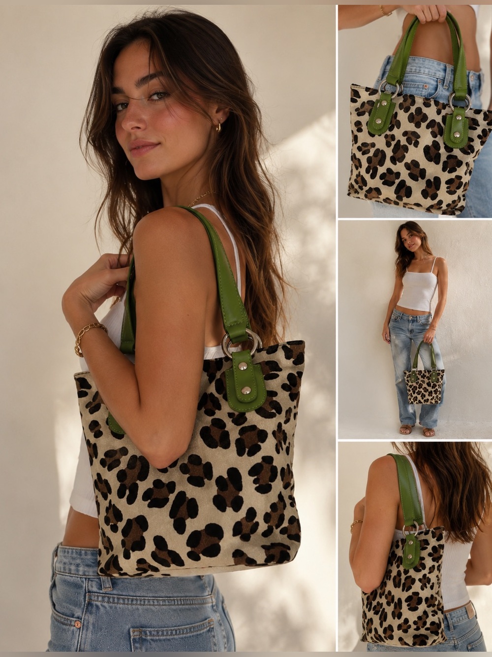 Maurizio Taiuti Leopard Print Tote
